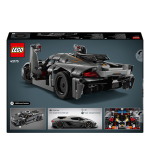 Lego Koenigsegg Jesko Absolut Grey Hypercar 42173